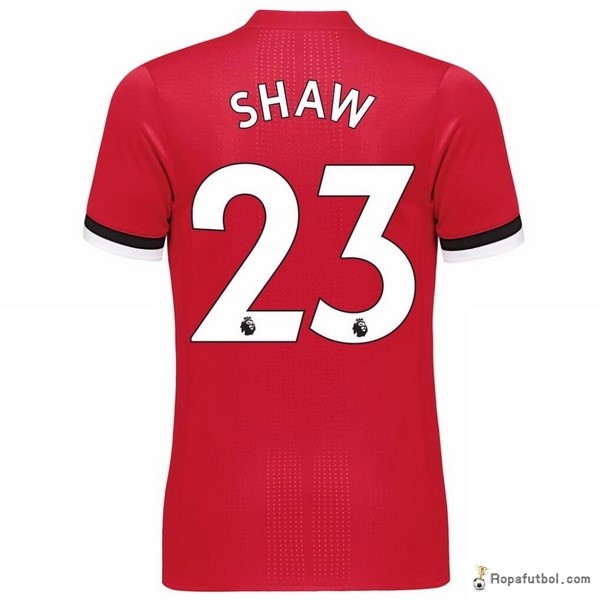 Camiseta Manchester United Replica Primera Ropa Shaw 2017/18